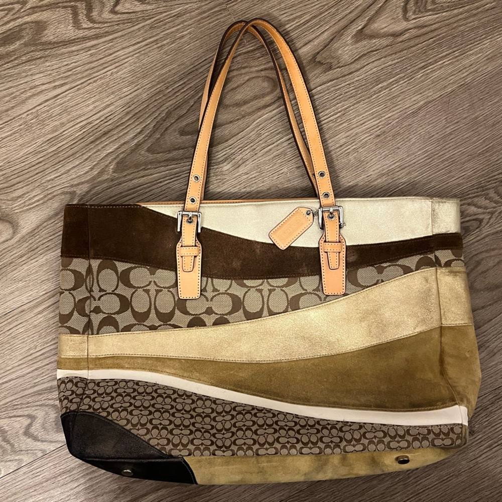 COACH multicolor purse